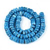 Handmade Millefiori Glass Beads Strands LAMP-T021-27B-05-2