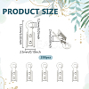 200Pcs Brass Cord Ends KK-PH0012-89S-2