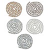 Handmade Electroplate Glass Faceted Rondelle Beads Chains for Necklaces Bracelets Making AJEW-JB00147-1