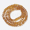 Electroplate Glass Beads Strands EGLA-A034-T3mm-K08-2