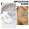 6 Styles Natural Capiz Shell Pendants SHEL-FH0001-02-6
