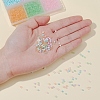 1800Pcs 6 Colors 8/0 Transparent & Opaque Glass Seed Beads SEED-YW0001-31-8