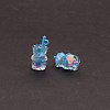 Transparent Resin Pendants RESI-CJC0008-14E-1