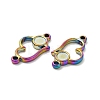 Ion Plating(IP) 304 Stainless Steel Cabochon Connector Settings STAS-B032-11MC-3