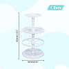 3-Tier Rotatable Round Acrylic Jewelry Display Tower with Tray EDIS-WH0015-13B-2