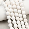 Natural Magnesite Beads Strands G-Z143-D01-10mm-1