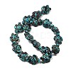 Synthetic Turquoise Dyed Beads Strands G-P507-05O-4