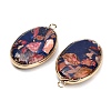 Dyed Synthetic Imperial Jasper Pendants GG-CBAA20A-04G-07-2