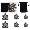  6Pcs 3 Styles Non-magnetic Hematite Pendants G-TA0001-43-11