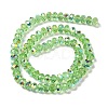 AB Color Plated Transparent Electroplate Beads Strands EGLA-H104-06J-2