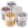 5 Box Iron Round Spacer Beads IFIN-X0001-03-B-4