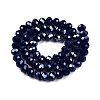 Electroplate Glass Beads Strands EGLA-A044-P8mm-A07-3