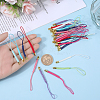 45Pcs 9 Colors Polyester Cord Mobile Straps FIND-GF0006-44-3