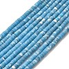 Dyed Synthetic Imperial Jasper Beads Strands G-Z089-A03-F-1