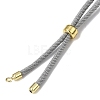3MM Adjustable Round Nylon Braided Cord Bracelet Making FB-CBAA152-04G-32-3