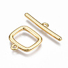 Brass Toggle Clasps X-KK-T063-100G-NF-3
