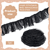 Polyester Pleated Lace Ribbon OCOR-WH0078-132A-2