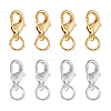 60Pcs 2 Colors Alloy Lobster Claw Clasps FIND-PH0026-06-1
