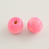 Dyed Natural Wood Beads WOOD-Q006-6mm-07-LF-1