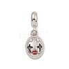 Alloy Enamel European Dangle Charms PALLOY-I218-28P-1