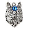 Alloy with Glass Pendants FIND-G067-04AS-1