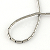 Column Electroplated Non-magnetic Synthetic Hematite Beads Strands G-R259-71F-2