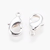 Brass Lobster Claw Clasps X-KK-S314-42S-1