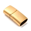Ion Plating(IP) 304 Stainless Steel Magnetic Clasps with Glue-in Ends STAS-G136-05G-1