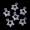 Transparent Acrylic with Glitter Pendants X1-OACR-C016-22-2