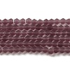 Imitate Austrian Crystal Frosted Glass Beads Strands GLAA-F029-TM2mm-B04-1