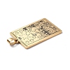 201 Stainless Steel Pendant STAS-B033-01G-17-3