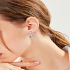50Pcs 5 Styles Tibetan Style Alloy Pendants FIND-LP0006-45-3