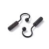 304 Stainless Steel Screw Hooks Shape Dangle Earrings for Woman LS-EJEW-F312-09EB-2