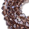 Transparent Electroplate Glass Beads Strands EGLA-A039-T2mm-A05-3