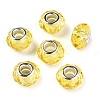 Handmade Glass European Beads GPDL25Y-10-1