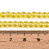 Electroplate Transparent Glass Beads Strands GLAA-T032-T4mm-AB12-A-2