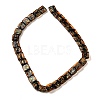 Handmade Dichroic Foil Glass Beads Strands DICH-U001-07F-2