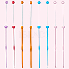 8Pcs 5 Colors DIY Alloy Beadable Crochet Hooks AJEW-CP0006-89-7