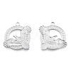 Non-Tarnish 201 Stainless Steel Pendants STAS-N098-268P-1