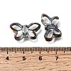 Electroplated Transparent Glass Beads Strands GL-CBA98F0-03B-4