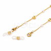 Brass Eyeglasses Chains AJEW-EH00104-02-2