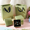 3Pcs Square Paper Jewelry Display Cases CON-TA0001-39E-01-8