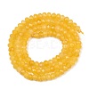 Dyed Natural Malaysia Jade Rondelle Beads Strands X-G-E316-2x4mm-30-4