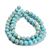 Assembled Synthetic Stone and Trochus Shell Beads Strands G-B128-08C-06-2