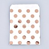 Polka Dot Pattern Eco-Friendly Kraft Paper Bags X-AJEW-M207-H01-01-2