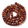 Natural Banded Agate/Striped Agate Beads Strands G-G005-B02-01-3