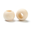 Natural Unfinished Wood Beads WOOD-XCP0001-20B-3