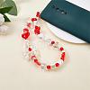 150 Pieces Random Rose Acrylic Beads Bear Pastel Spacer Beads Butterfly Loose Beads for Jewelry Keychain Phone Lanyard Making JX543H-6