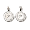 304 Stainless Steel Pendants STAS-I204-A-P-1