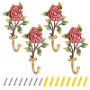 Alloy Enamel Hook Hangers DIY-WA0001-33-1